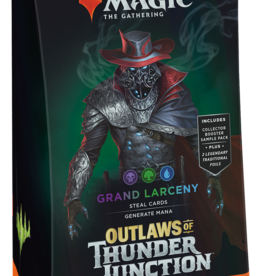 Wizards of the Coast MTG Outlaws of Thunder Junction Commander - Grand Larceny (BGU)