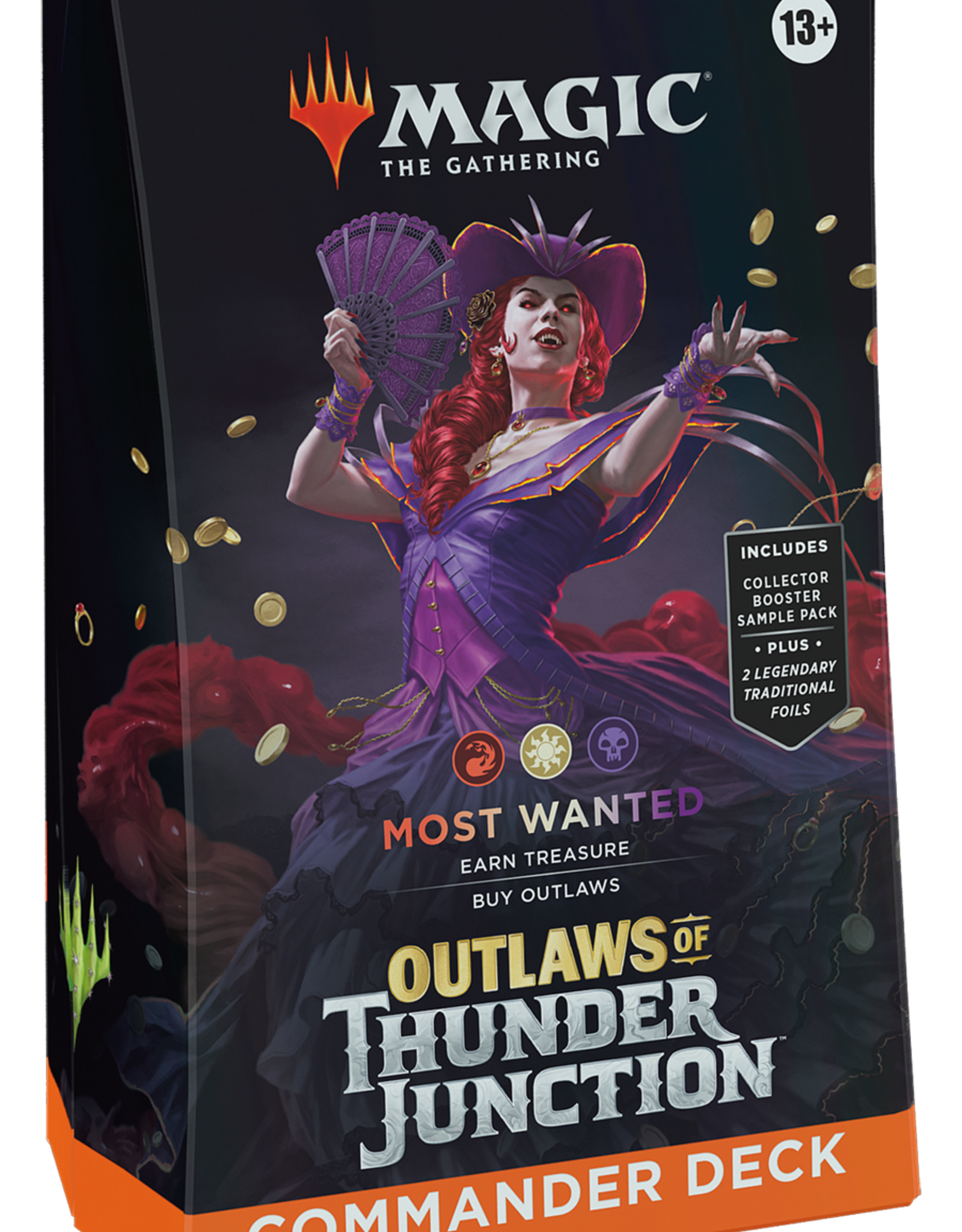 Wizards of the Coast MTG Outlaws of Thunder Junction Commander - Most Wanted (RWB)
