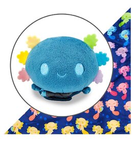 TeeTurtle Blue Axolotl Plushie Tote Bag
