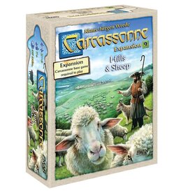 Z-Man Games Carcassonne 9 - Hills & Sheep Expansion