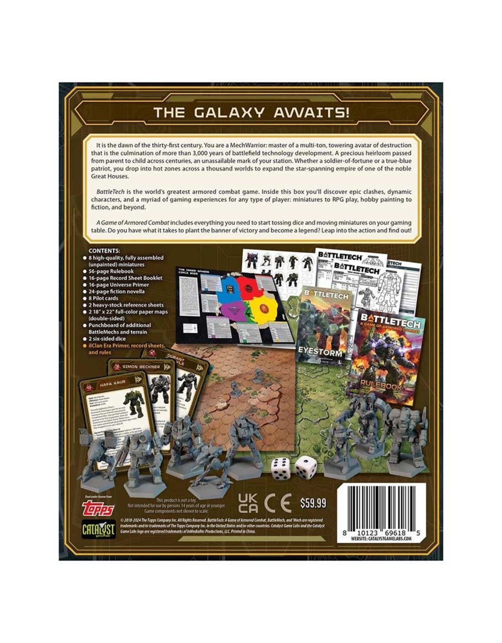 Catalyst Battletech: A Game of Armored Combat - 40th Anniversary