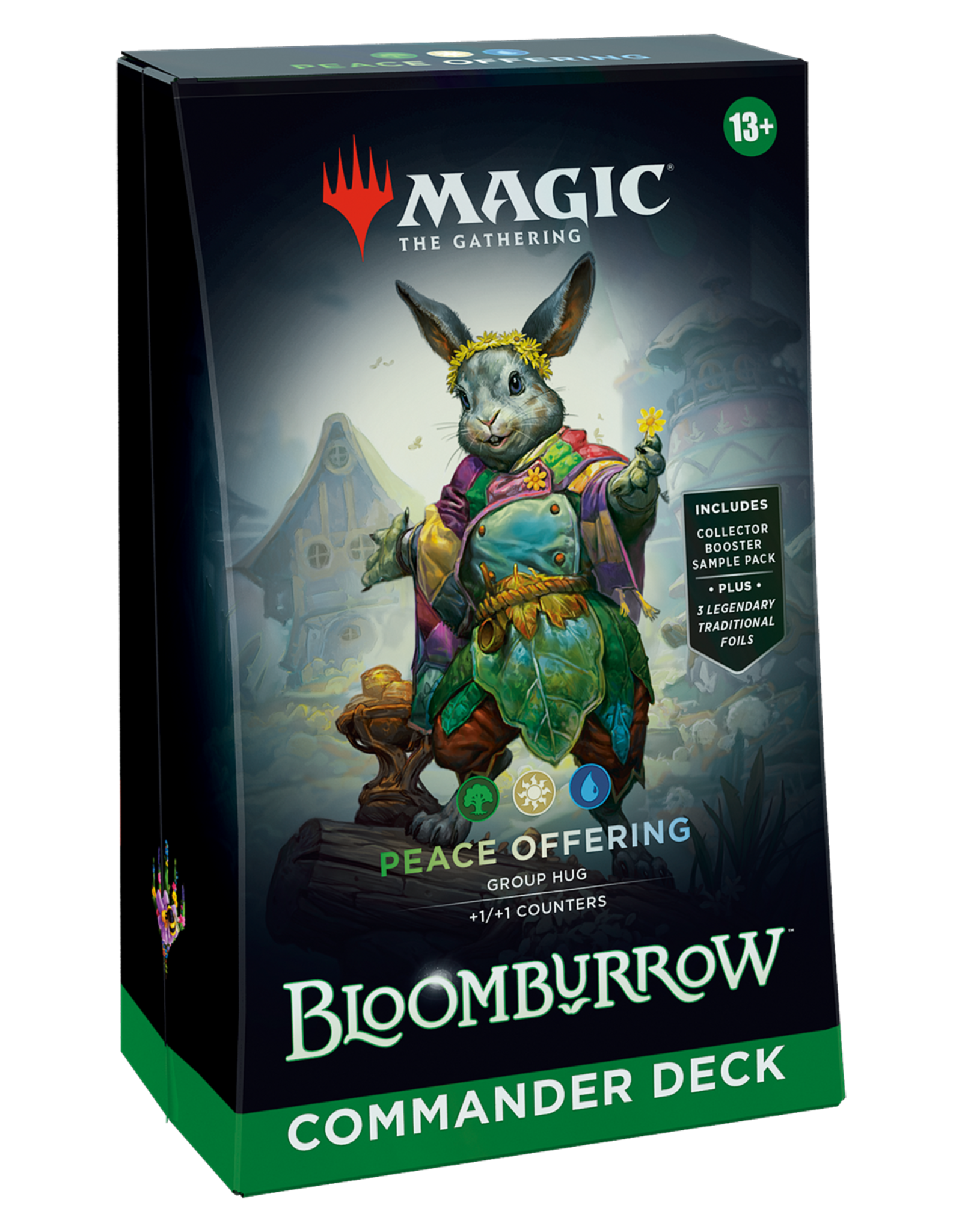 Wizards of the Coast MTG Bloomburrow Commander Deck - Peace Offering (GWU)