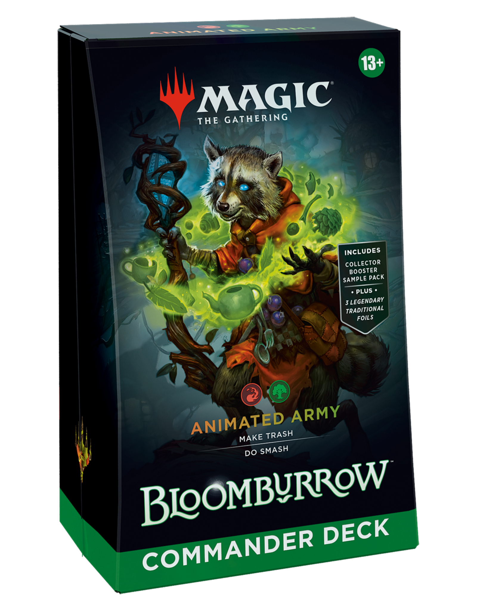 Wizards of the Coast MTG Bloomburrow Commander Deck - Animated Army (RG)