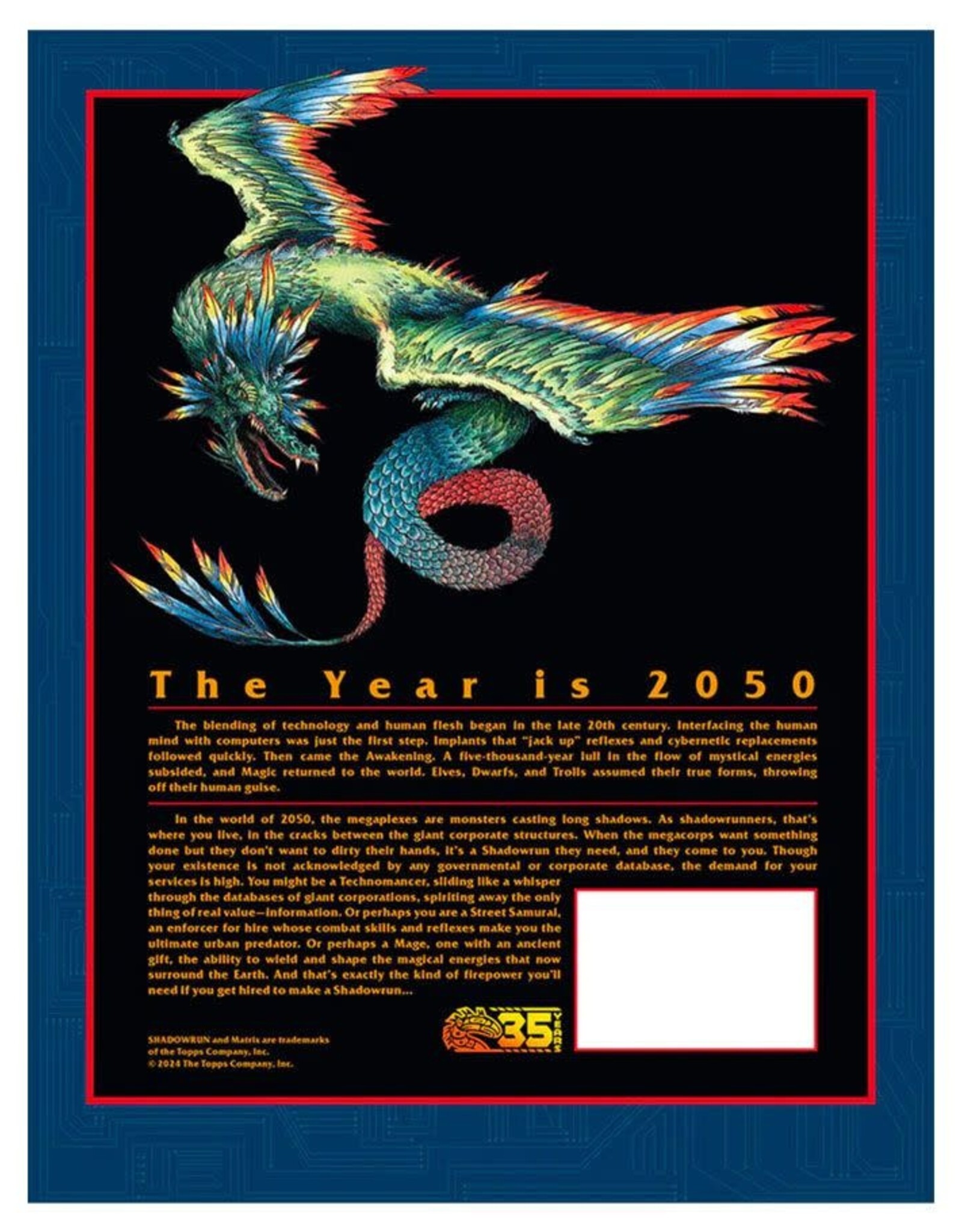 Catalyst Shadowrun RPG - 35th Anniversary First Edition
