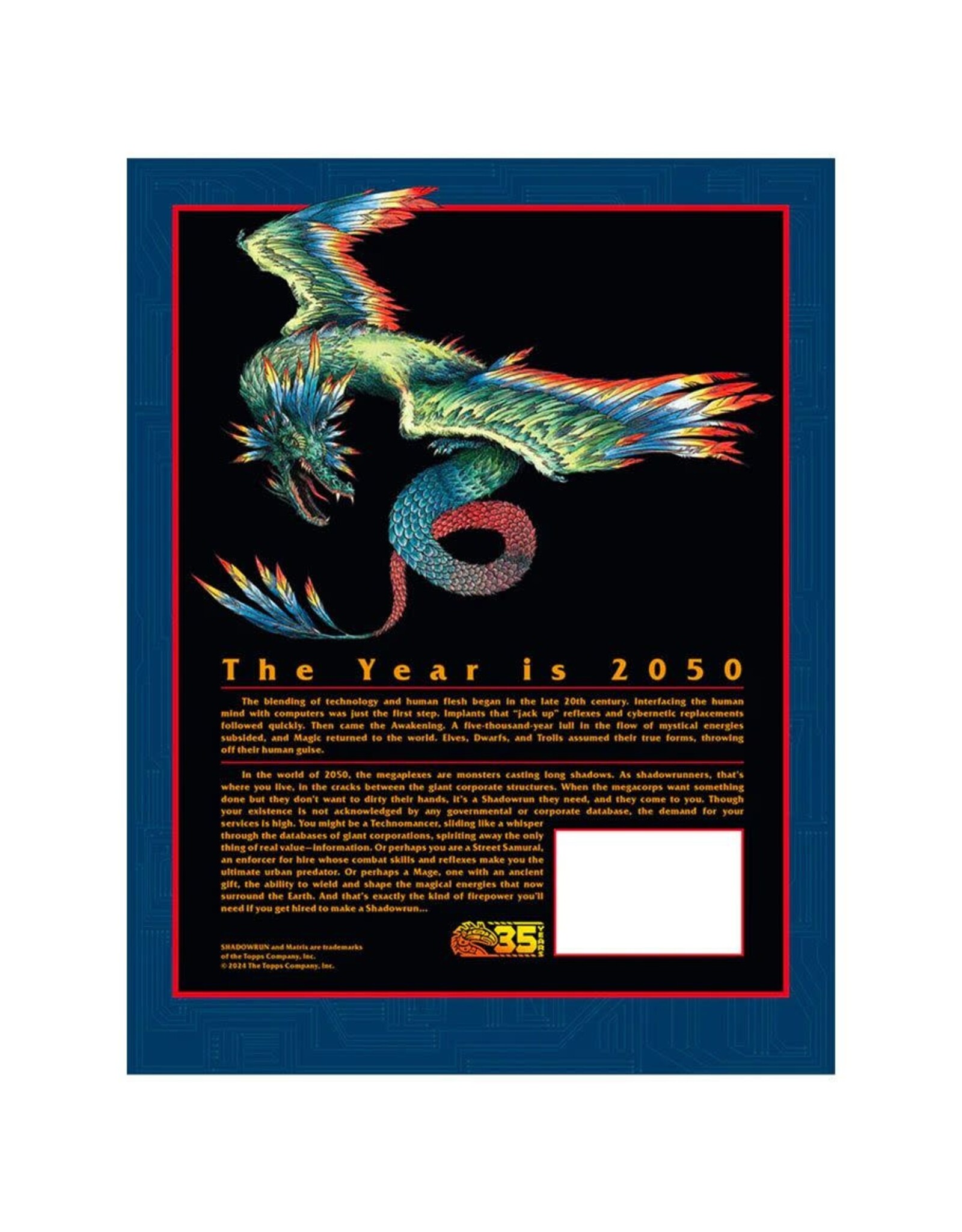 Catalyst Shadowrun RPG - 35th Anniversary First Edition