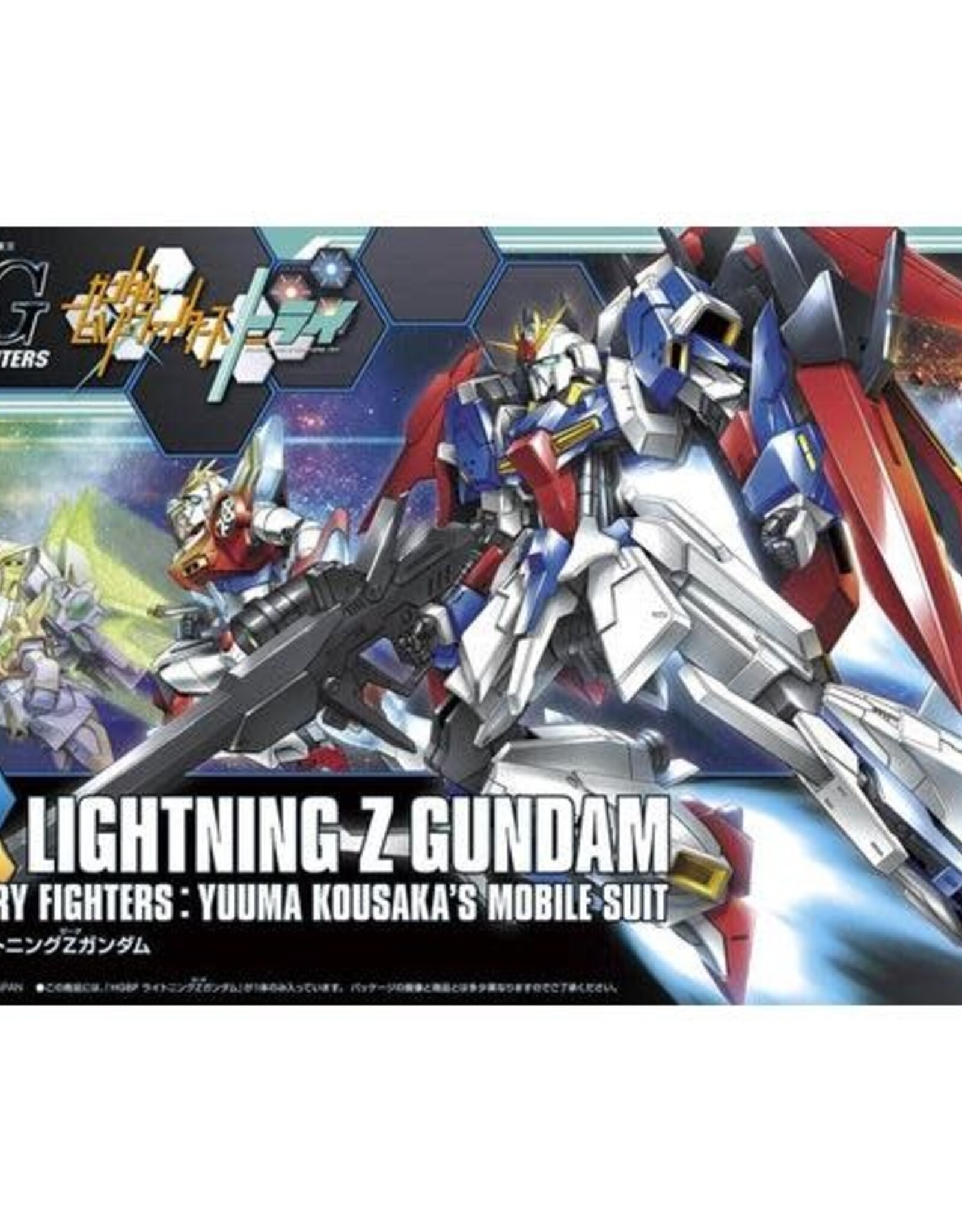 Bandai Co. Bandai #40 Lightning Z Gundam "Gundam Build Fighters Try" Hobby HGBF 1/144