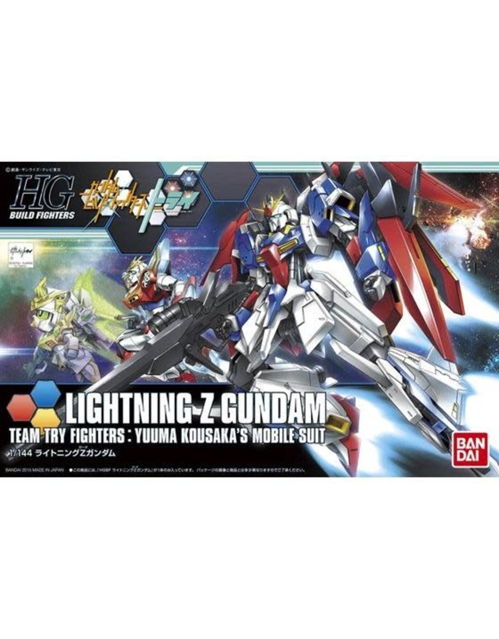Bandai Co. Bandai #40 Lightning Z Gundam "Gundam Build Fighters Try" Hobby HGBF 1/144