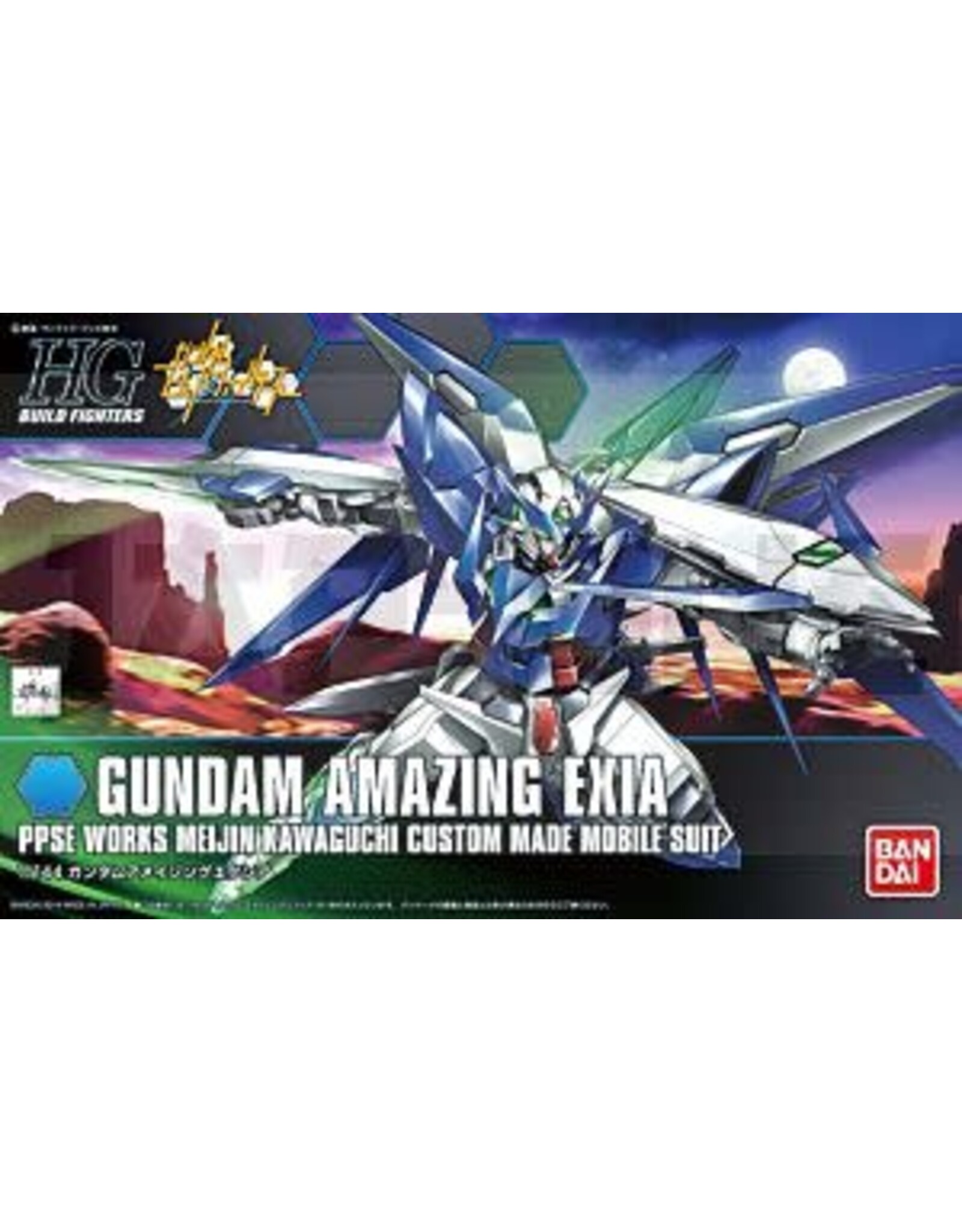 Bandai Co. Bandai #16 Gundam Amazing Exia "Gundam Build Fighters" Hobby HGBF