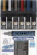Bandai Co. GMS126 Gundam Marker Ultra Fine Set 2
