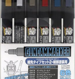Bandai Co. GMS126 Gundam Marker Ultra Fine Set 2