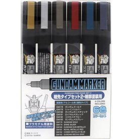 Bandai Co. GMS126 Gundam Marker Ultra Fine Set 2