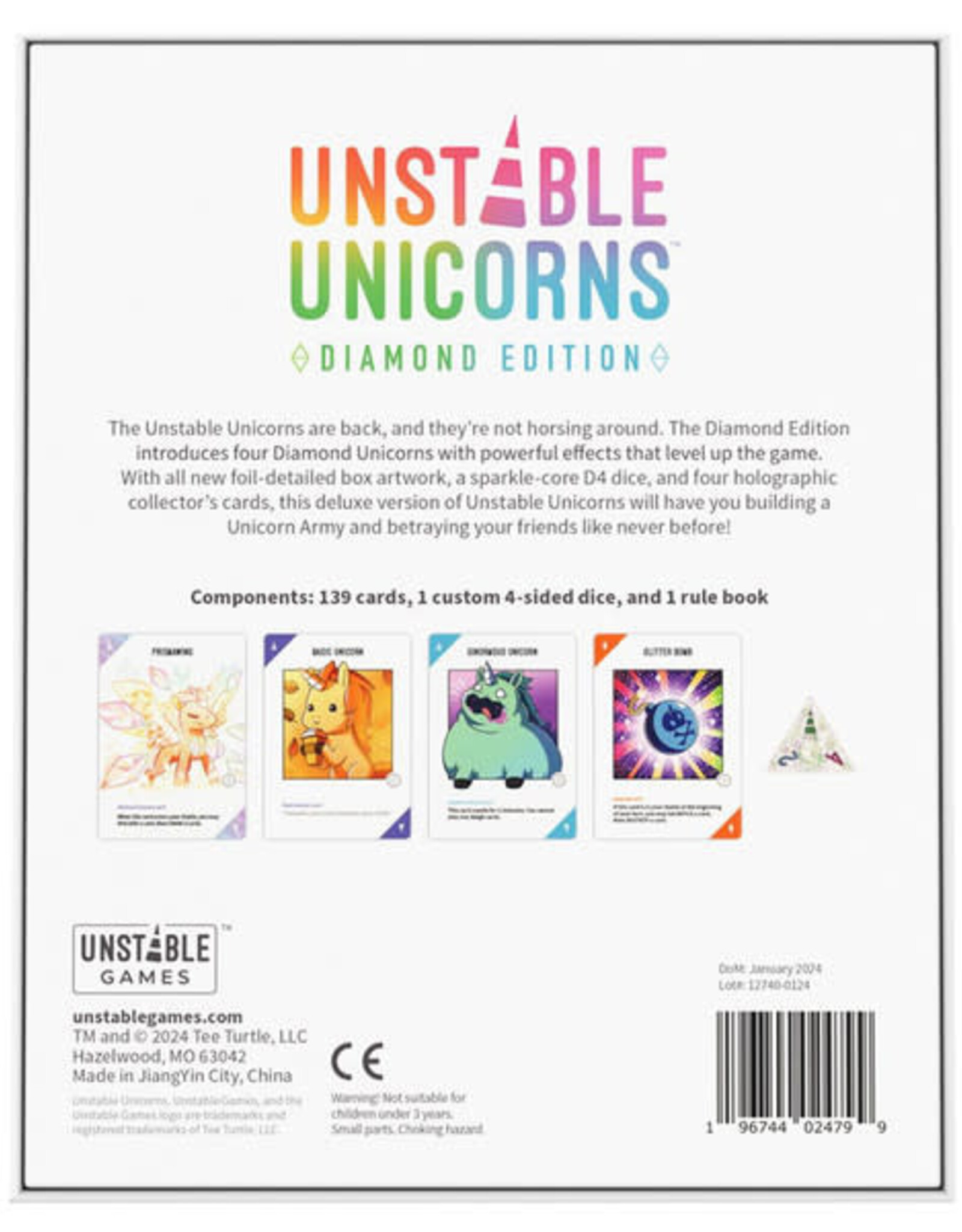 TeeTurtle Unstable Unicorns: Diamond Edition