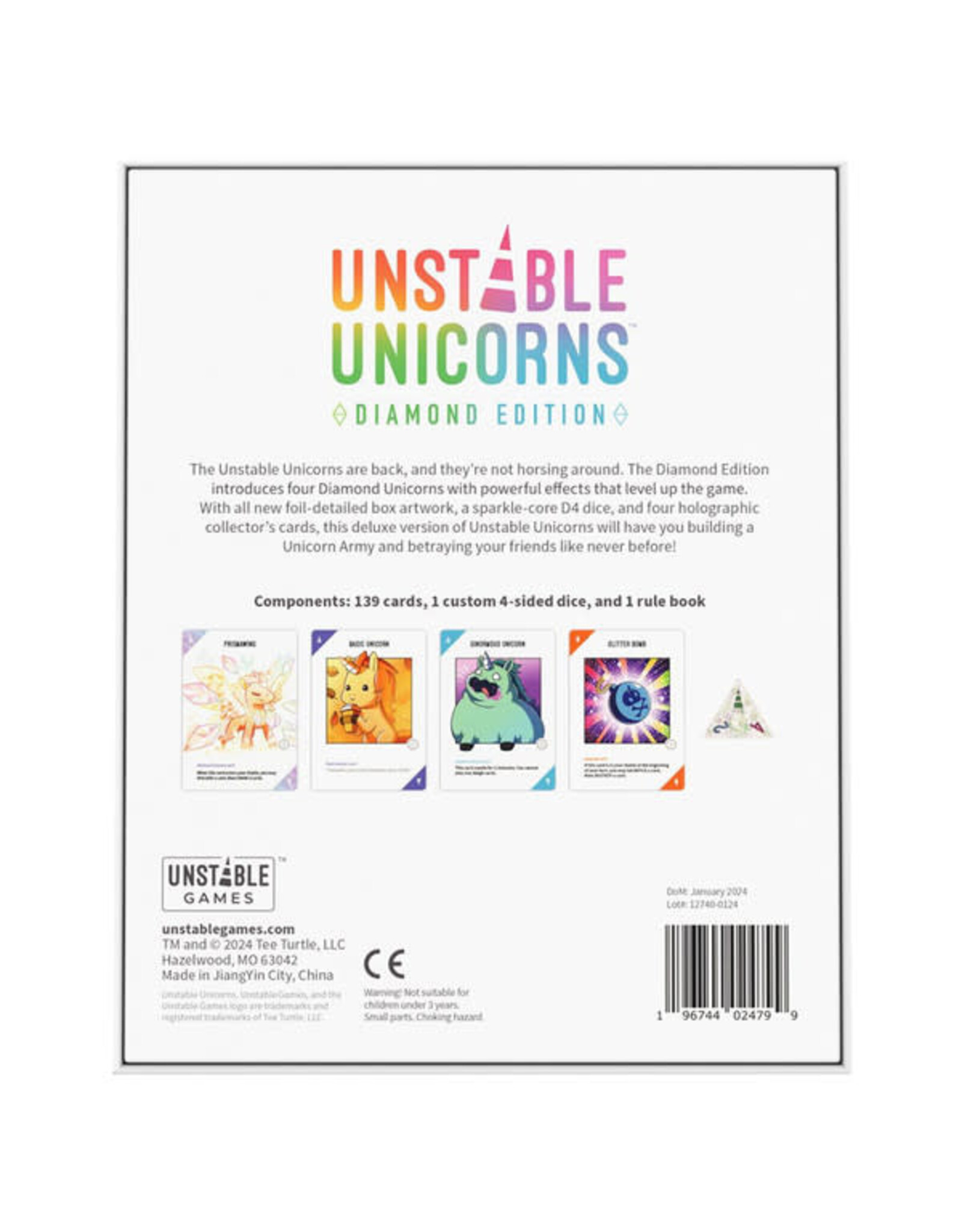 TeeTurtle Unstable Unicorns: Diamond Edition