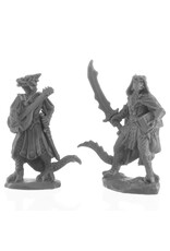 Reaper Mini Reaper Miniatures:  Dragonfolk Bard and Thief