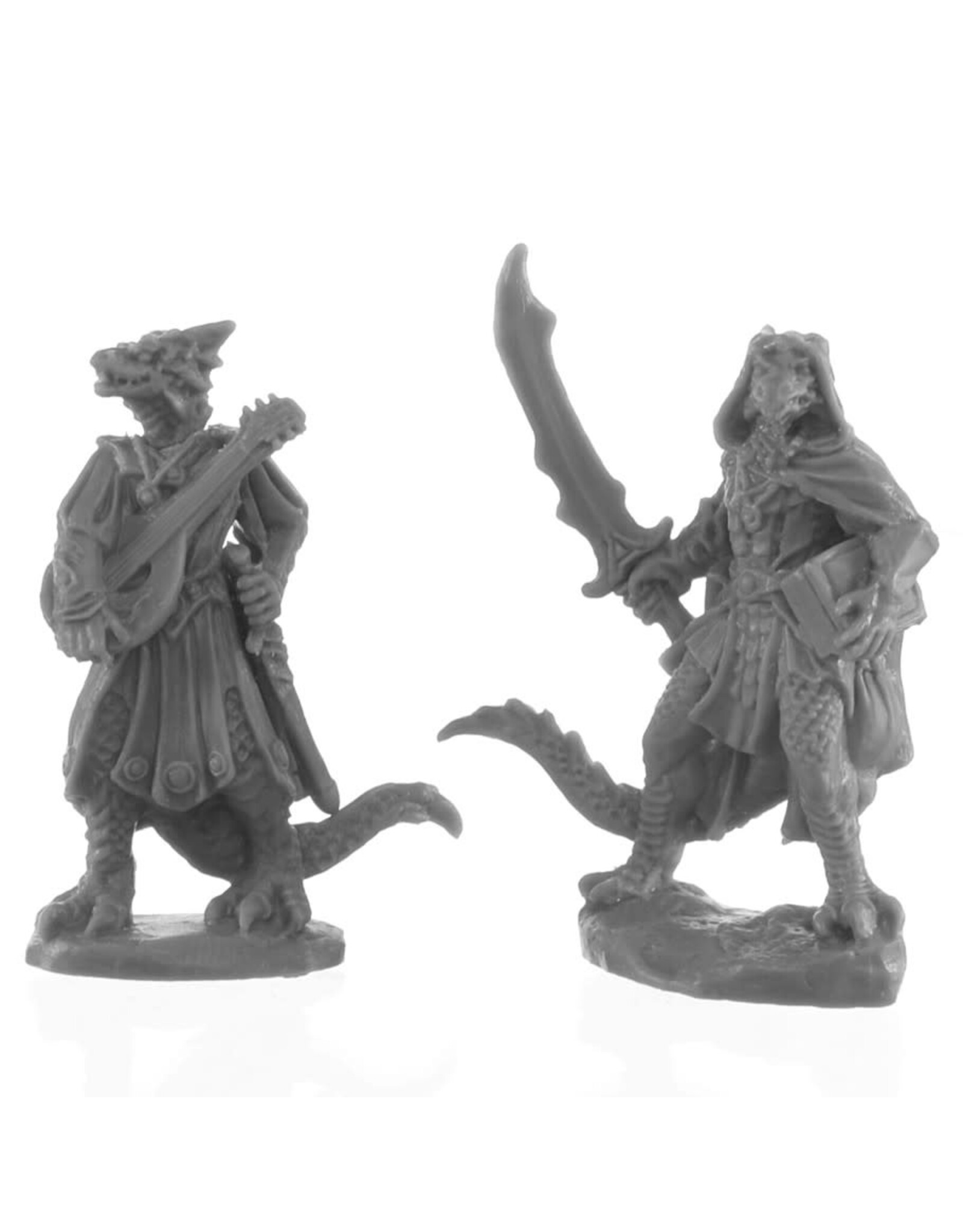 Reaper Mini Reaper Miniatures:  Dragonfolk Bard and Thief