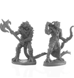 Reaper Mini Reaper Miniatures:  Dragonfolk Fighter and Ranger