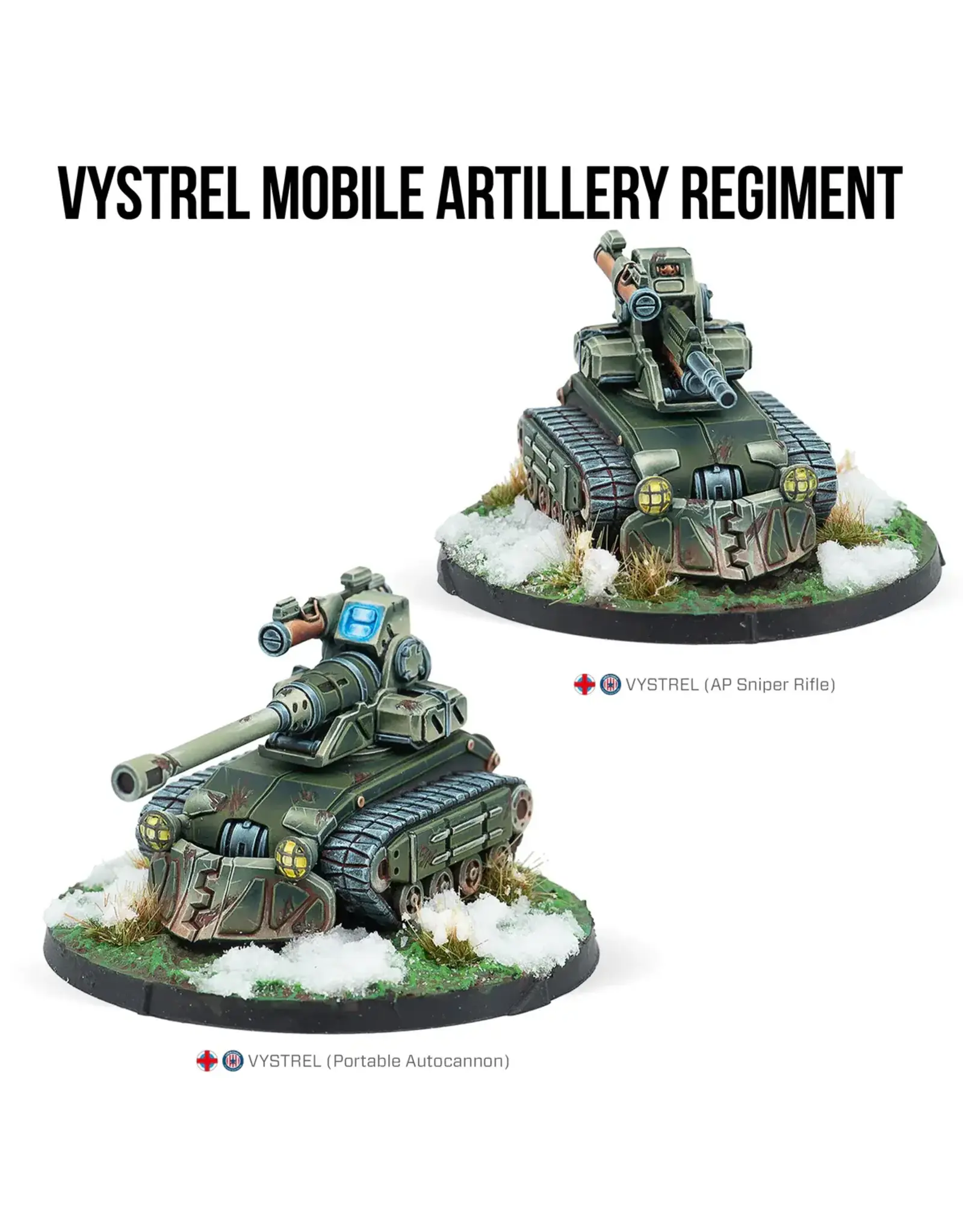Corvus Belli Infinity: Ariadna Vystrel Mobile Artillery Regiment