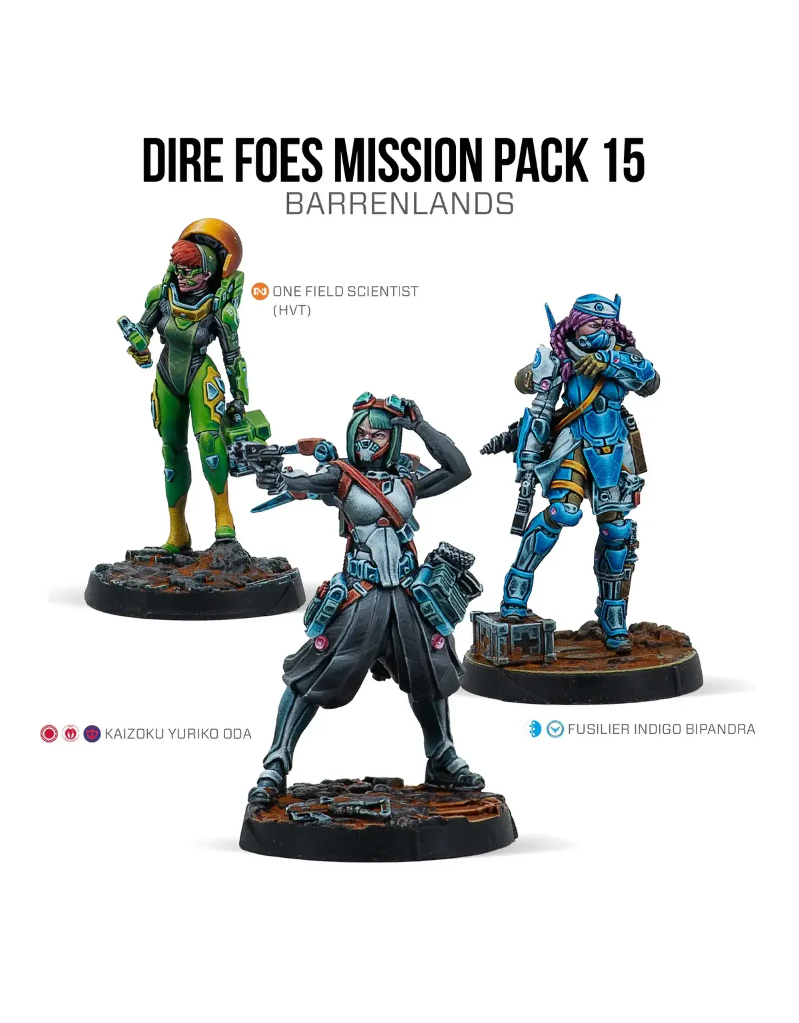 Corvus Belli Infinity Dire Foes Mission Pack 15: Barrenlands