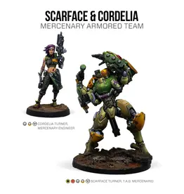 Corvus Belli Infinity: Scarface & Cordelia. Mercenary Armored Team