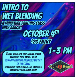 Miniature Painting Class with Aaron: Wet Blending!
