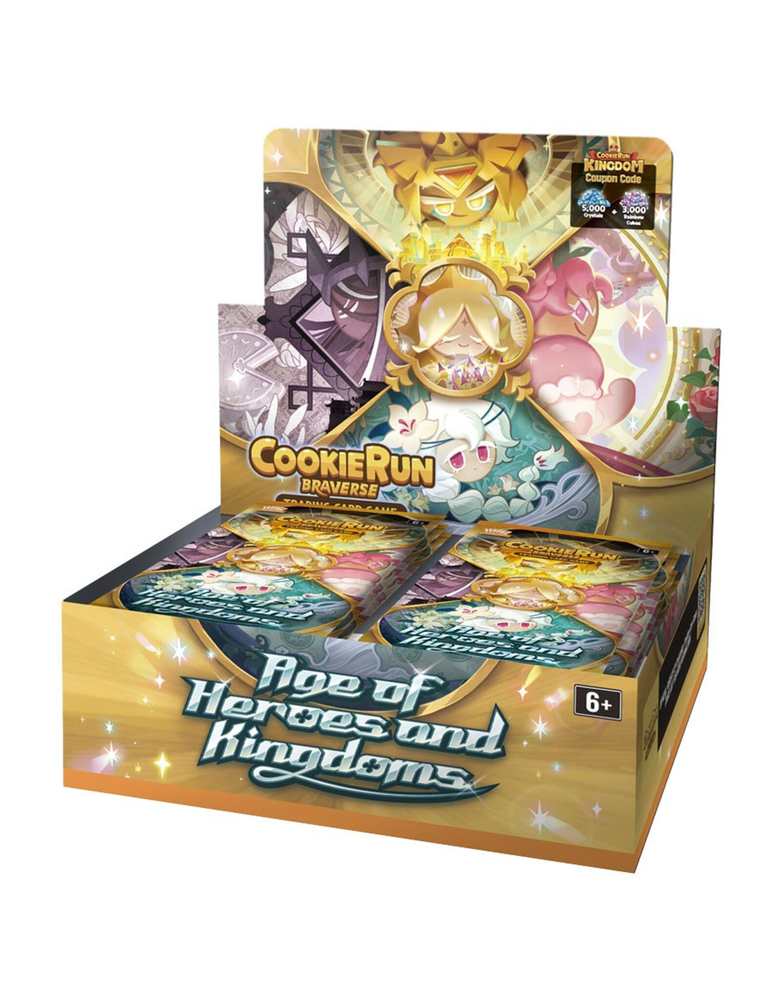 Devsisters Corp. CookieRun Braverse TCG:  Age of Heroes and Kingdoms Booster Display (28)