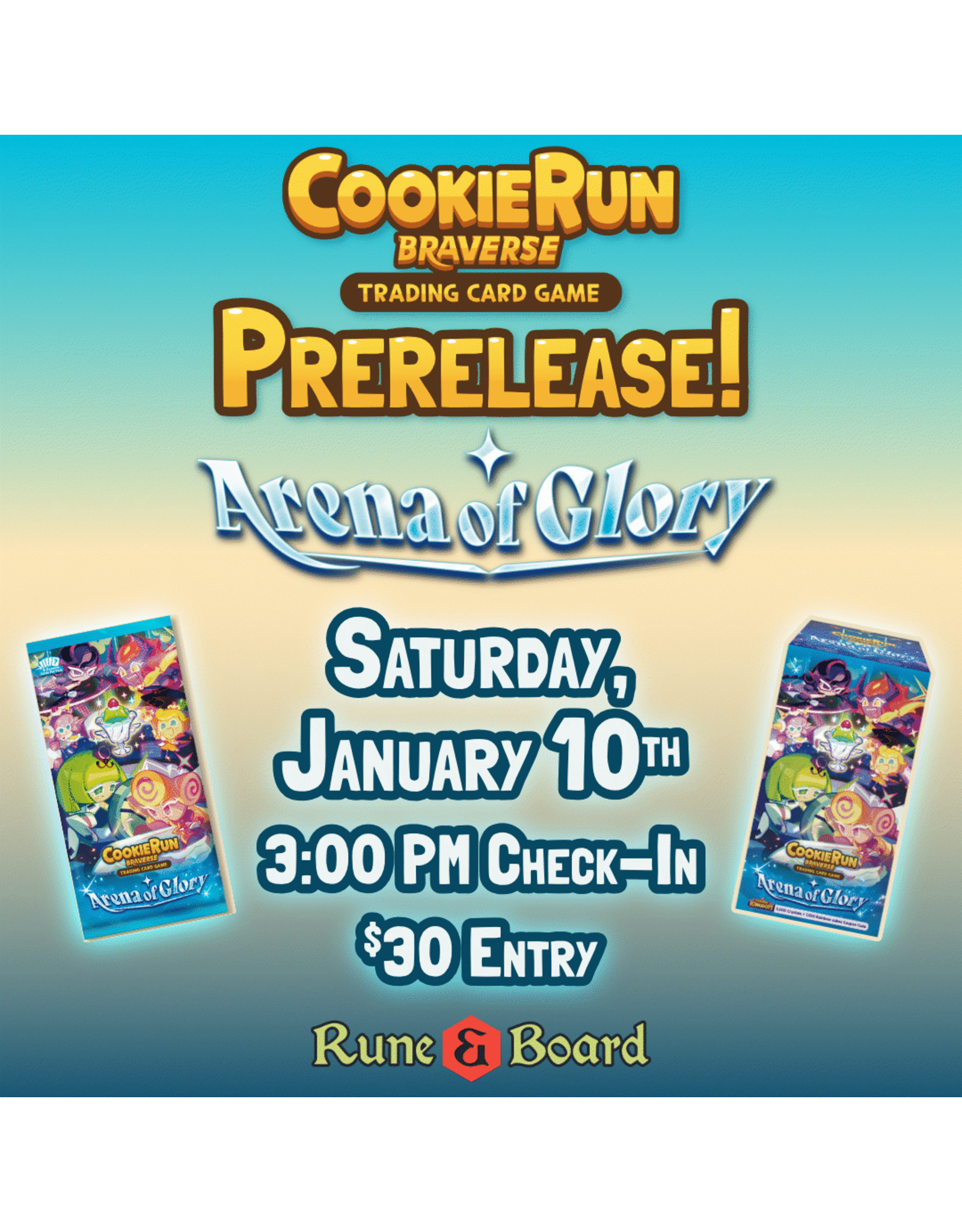 CookieRun Arena of Glory Prerelease