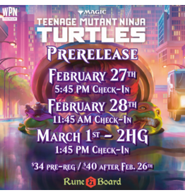 Wizards of the Coast MTG Teenage Mutant Ninja Turtles Prerelease