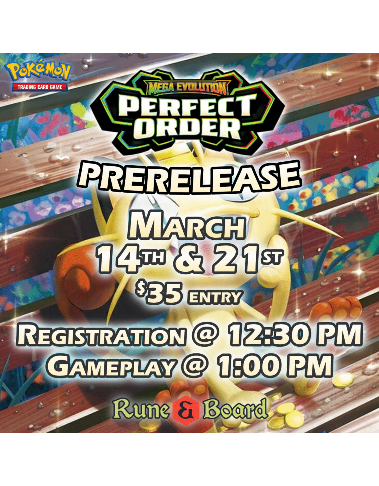 The Pokemon Company PKM ME Perfect Order Prerelease Sealed - March 14
