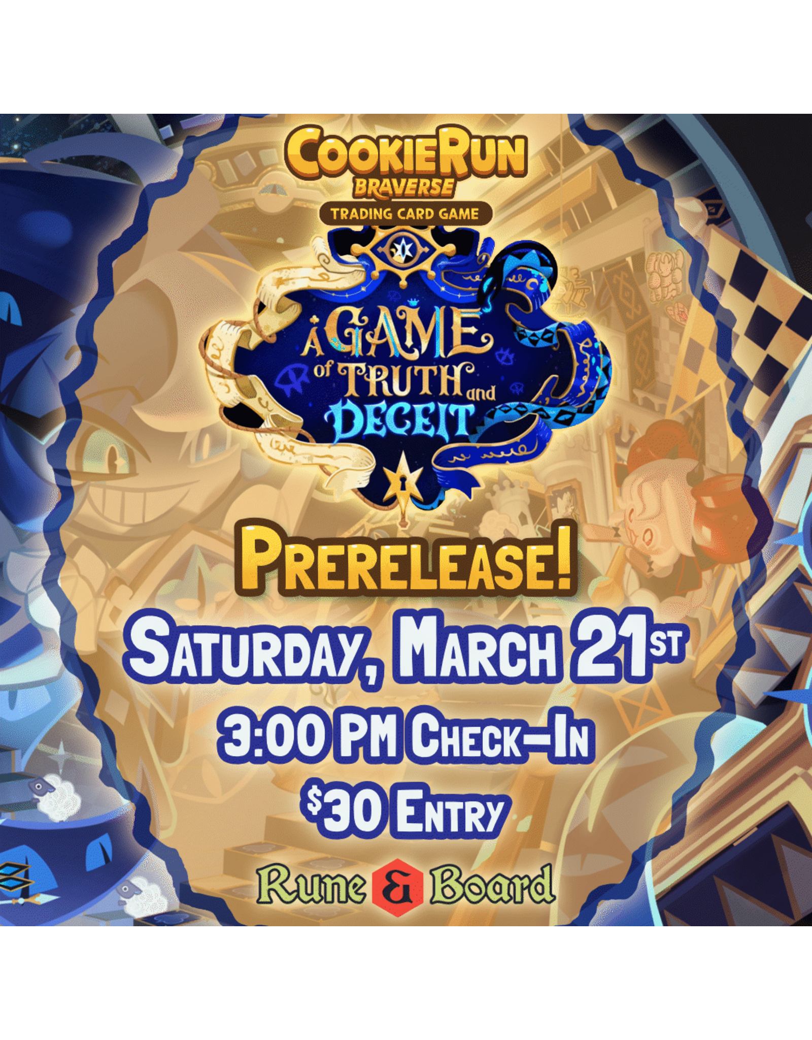 Devsisters Corp. CookieRun "A Game of Truth and Deceit" Prerelease