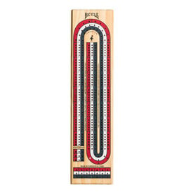 Bicycle Bicycle: 3-Track Color Coded Cribbage Board (2025)