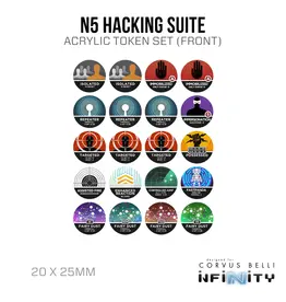 Warsenal Warsenal: Infinity N5 Acrylic Hacking Suite Token Set