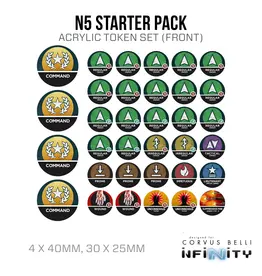 Corvus Belli Infinity: Warsenal N5 Token Starter Set