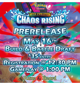 The Pokemon Company PKM ME Chaos Rising Prerelease B&B DRAFT - May 16th