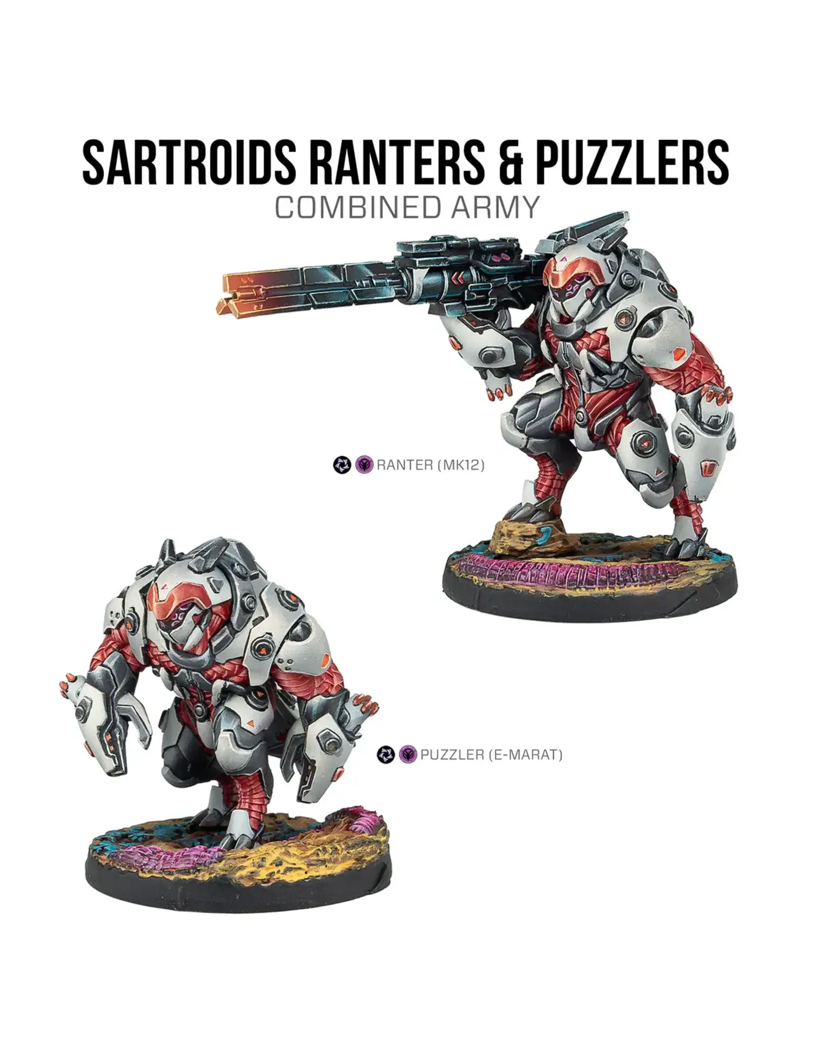 Corvus Belli Infinity: Combined Army Sartroids Ranters & Puzzlers