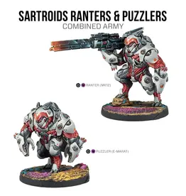 Corvus Belli Infinity: Combined Army Sartroids Ranters & Puzzlers