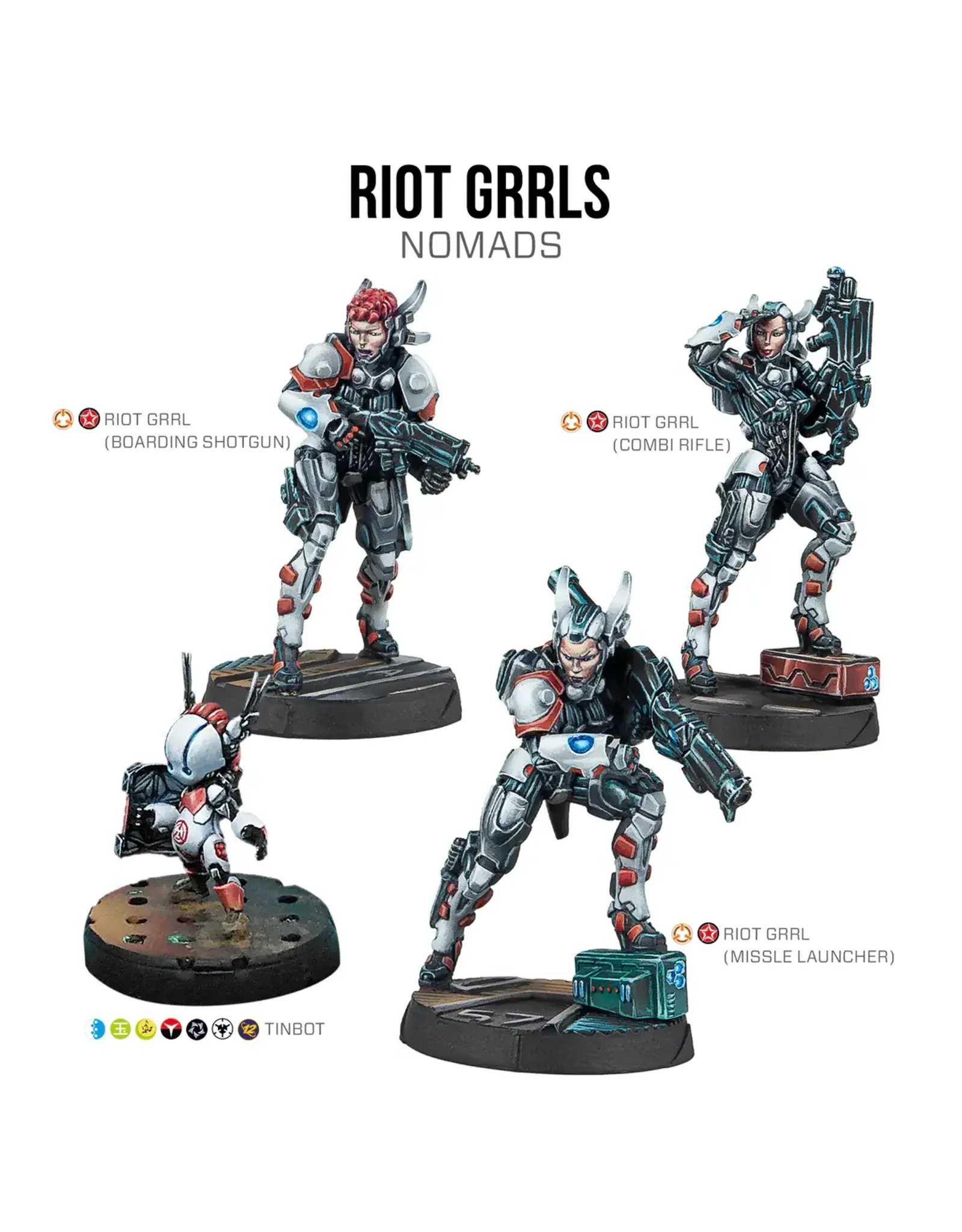Corvus Belli Infinity: Nomads Riot Grrls