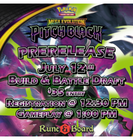 The Pokemon Company PKM ME Pitch Black Prerelease DRAFT - July 12th