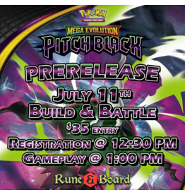 The Pokemon Company PKM ME Pitch Black Prerelease Sealed - July 11th