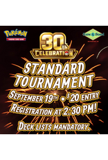 The Pokemon Company Pokemon League Challenge – 30th Anniversary - Sept 19th