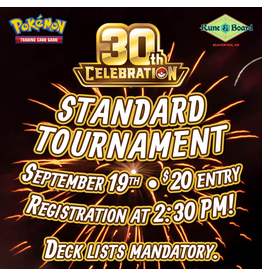 The Pokemon Company Pokemon League Challenge – 30th Anniversary - Sept 19th
