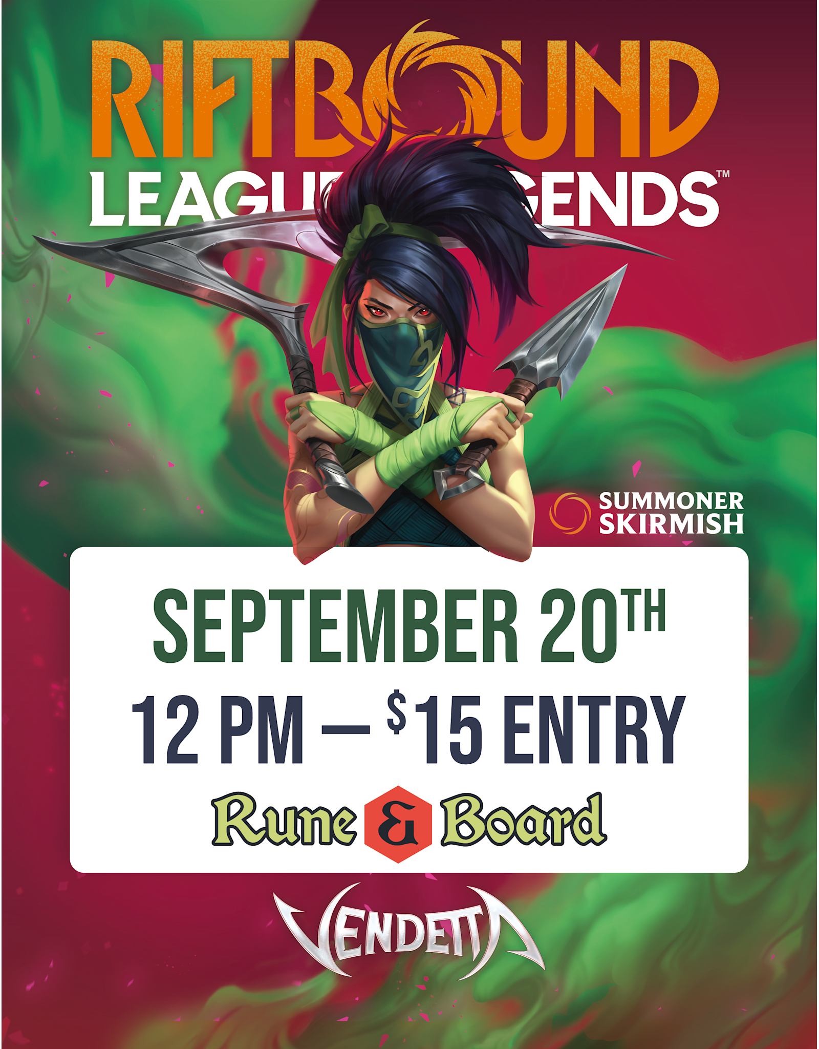 Riftbound Vendetta Summoner Skirmish - September 20th