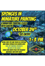 Miniature Painting Class with Aaron: Using Sponges!