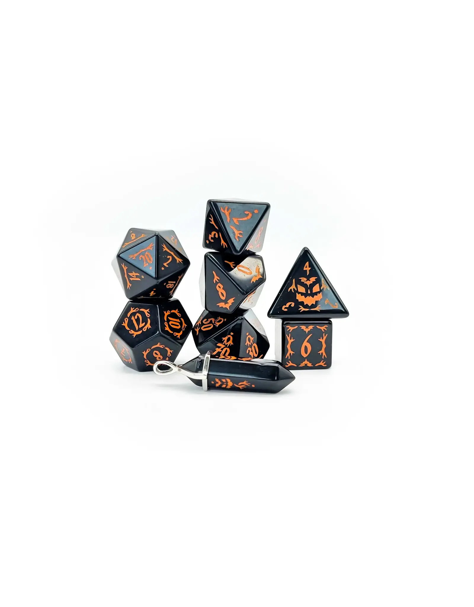 Level Up Dice Level Up Dice - Halloween Obsidian