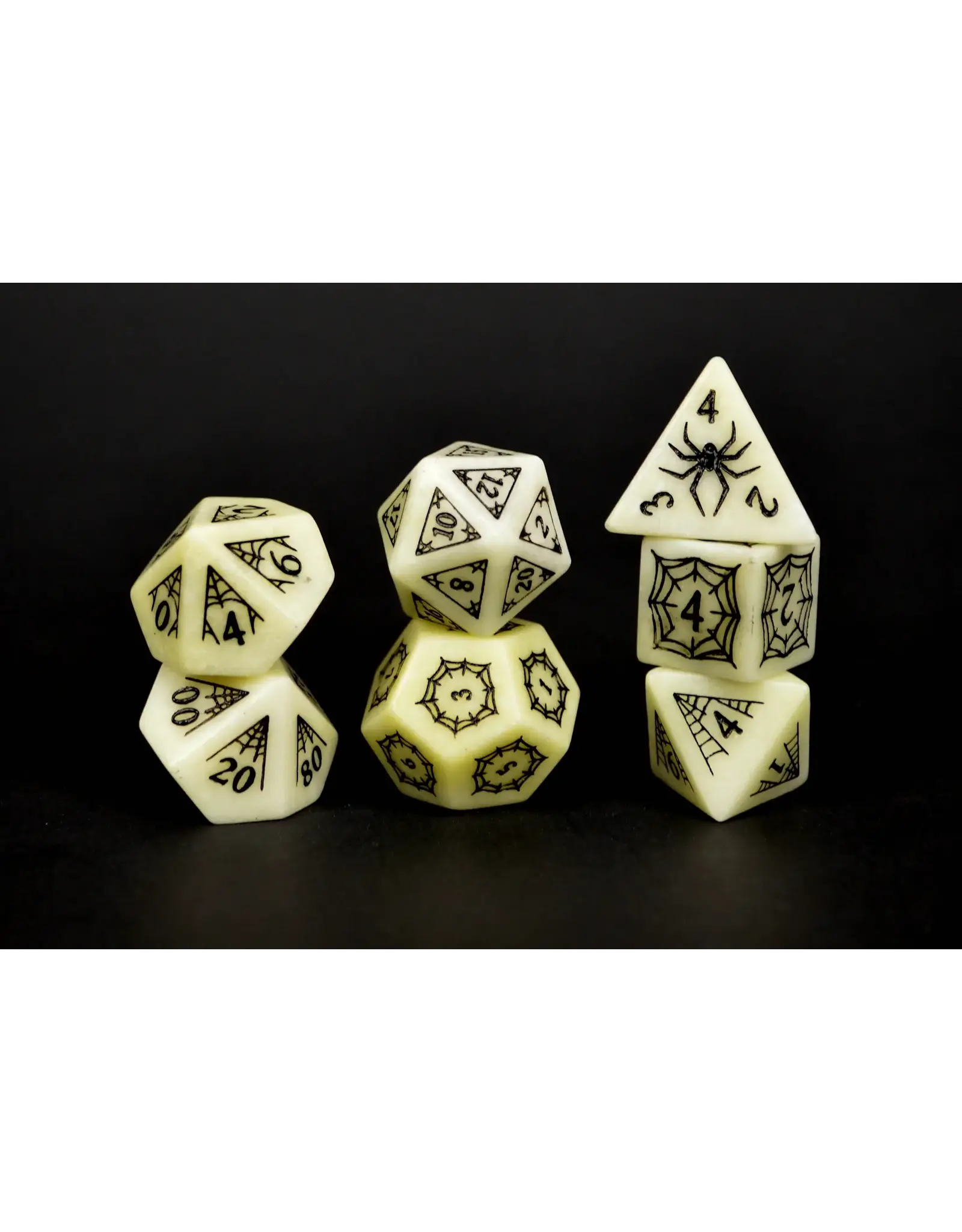 Level Up Dice Level Up Dice - Widow Ivory Jade