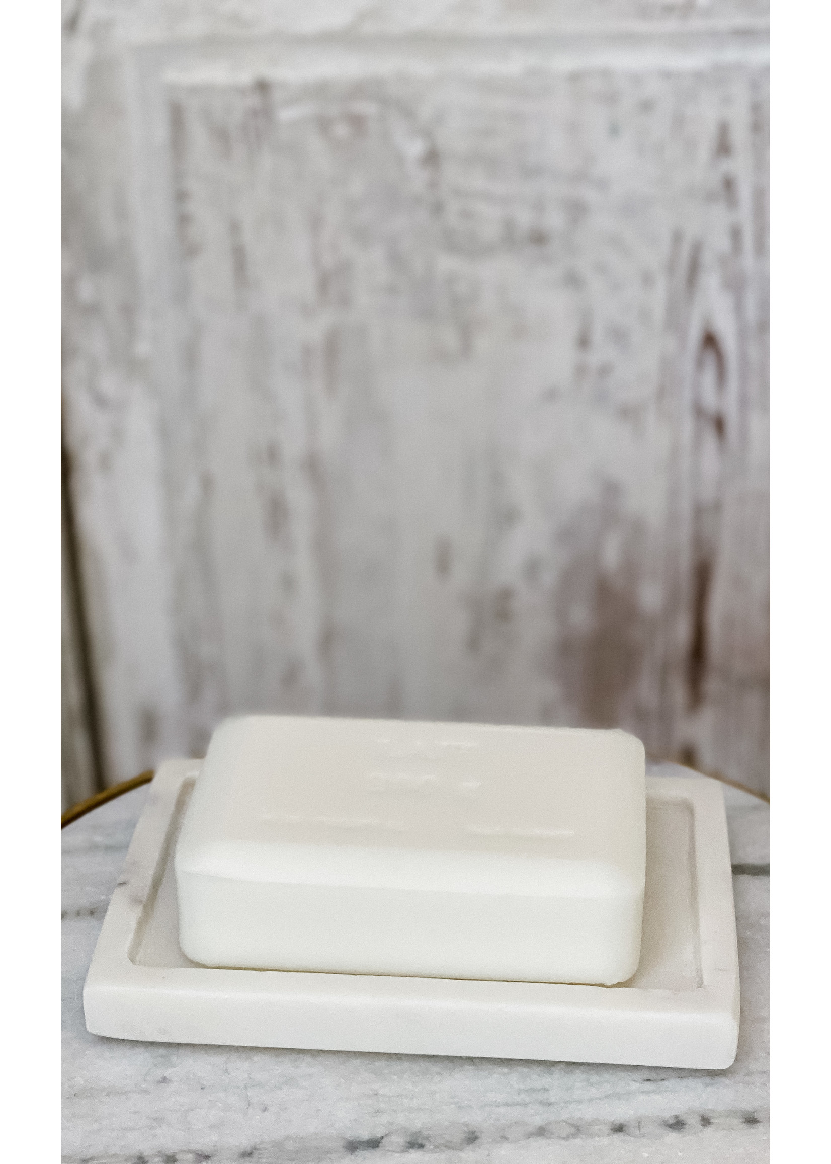 Soho Home Thornton Carrara Marble Soap Dish | White