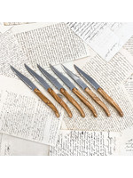Laguiole Knives - Olivewood (set of 6)