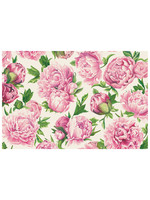 Hester & Cook Paper Placemats - Peonies in Bloom (24 sheets)
