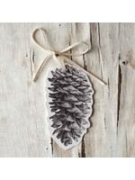 Hester & Cook Gift Tags - Pinecone (Pack of 12)