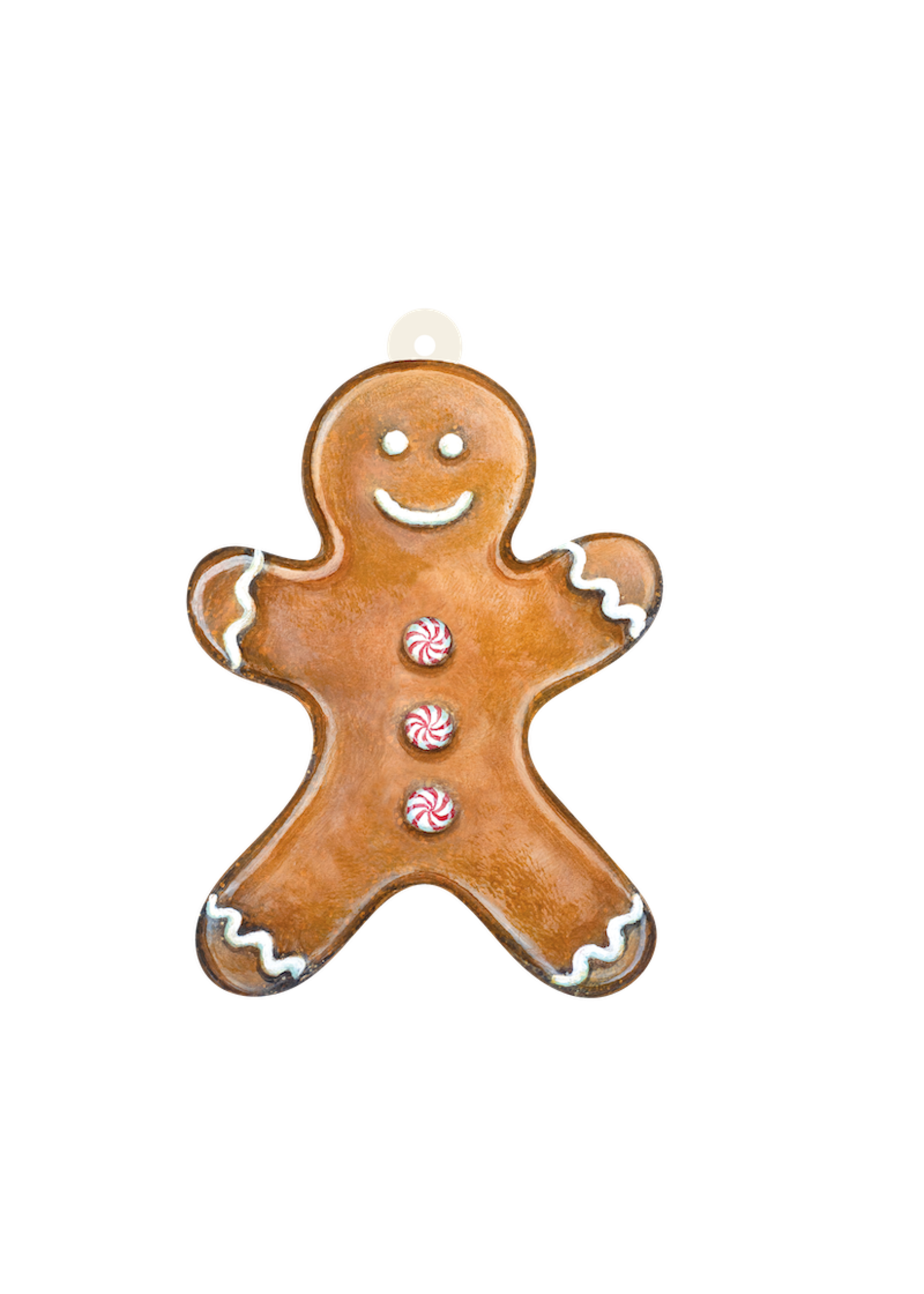 Hester & Cook Gift Tags - Gingerbread Man (pack of 12)