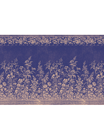 Hester & Cook Paper Placemats - Navy Woven Floral